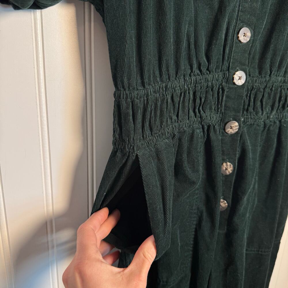 Madewell Corduroy Sophia Straight-Leg Jumpsuit Women’s 100% Cotton Size Small - Picture 8 of 14